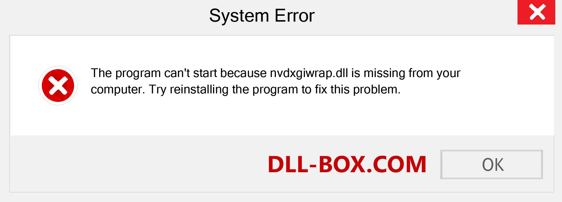 nvdxgiwrap.dll file is missing?. Download for Windows 7, 8, 10 - Fix  nvdxgiwrap dll Missing Error on Windows, photos, images