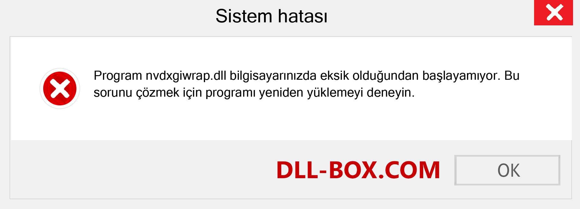 nvdxgiwrap.dll dosyası eksik mi? Windows 7, 8, 10 için İndirin - Windows'ta nvdxgiwrap dll Eksik Hatasını Düzeltin, fotoğraflar, resimler